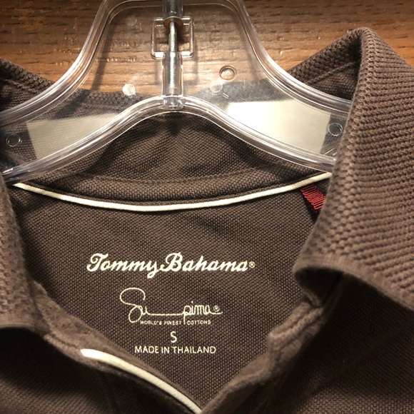Tommy Bahama Brown men’s Polo (Men’s small) - Picture 3 of 3